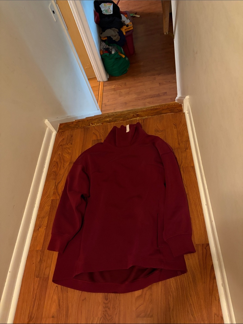lululemon athletica Women's Wine Red Turtleneck Sweater